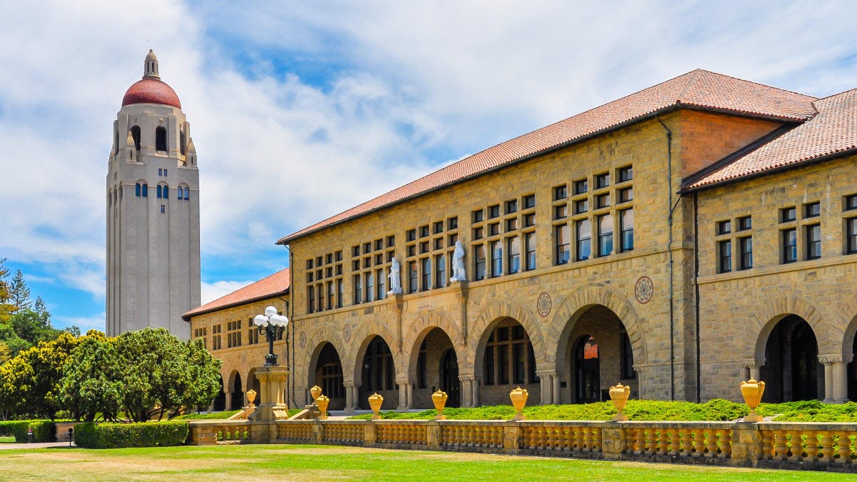 History corner at Stanford University